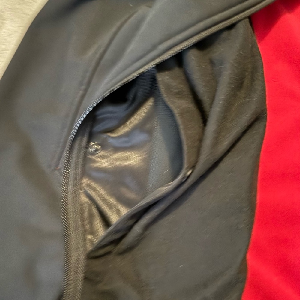 Cinch Black Jacket with Red Lining and Logo - Picture 4 of 4